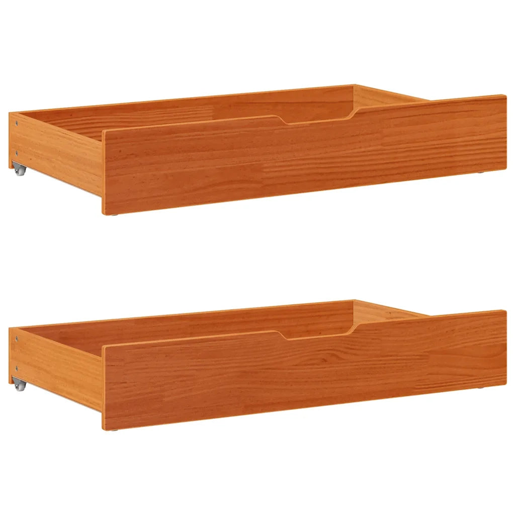 Letto matrimoniale | Letto per adulti | Letto senza Materasso Marrone Cera 120x200 cm in Legno di Pino