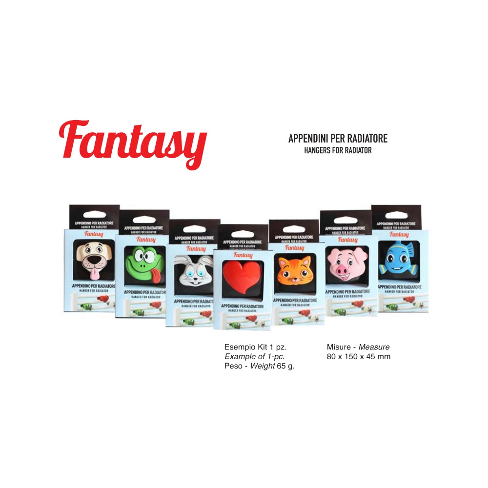 Pika' appendino per radiatori universale fantasy gattino kitty