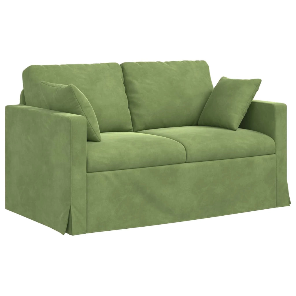 Divano Verde chiaro 138 x 78 x 80 cm Velluto