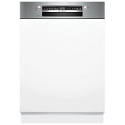 Bosch SMI4EVS08E Serie 4 Lavastoviglie da Incasso con Frontalino 14 coperti Classe B 44 dB EfficientDry Home Connect (81.5x60x57.3 cm) colore Acciaio Spazzolato