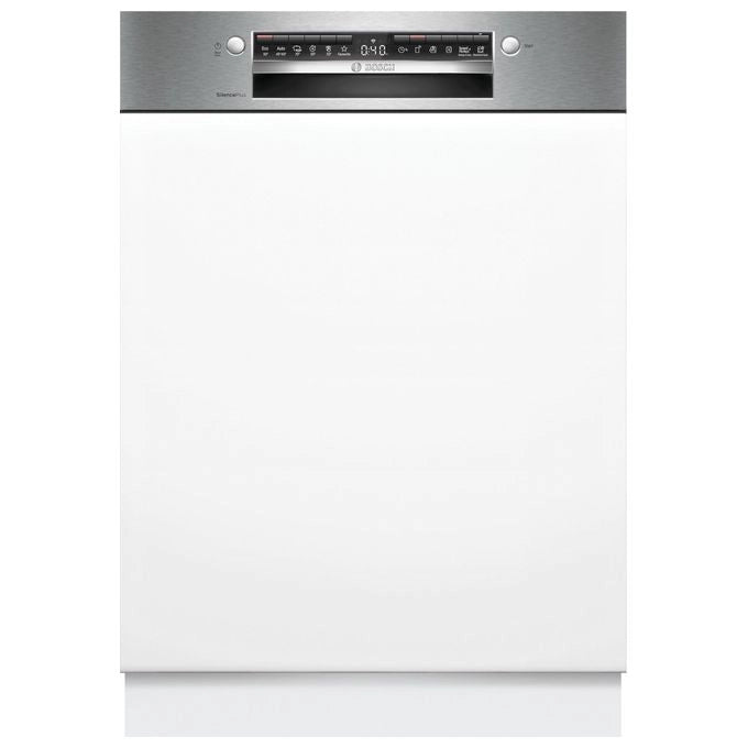 Bosch SMI4EVS08E Serie 4 Lavastoviglie da Incasso con Frontalino 14 coperti Classe B 44 dB EfficientDry Home Connect (81.5x60x57.3 cm) colore Acciaio Spazzolato