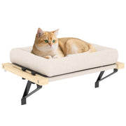 Casetta per Gatti con Cuscino ¨C Zephmum ¨C Legno Bianco