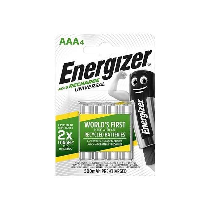 Energizer Recharge Universal Batteria ricaricabile Mini Stilo AAA Alcalino
