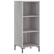 Buffet credenza cassettiera armadio mobile contenitore organizer cucina soggiorno salotto Sonoma 34,5 x 32,5 x 90 cm legno ingegnerizzato grigio 02_0036300