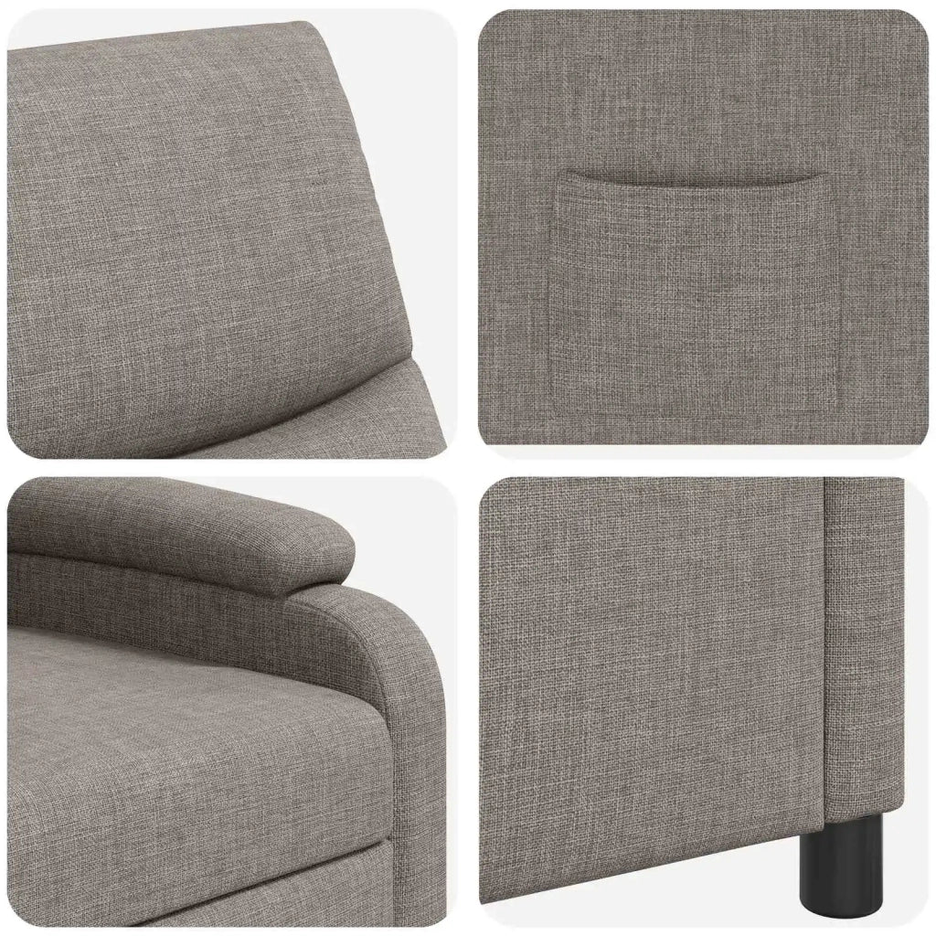 Poltrona reclinabile Tortora Tessuto 42034995