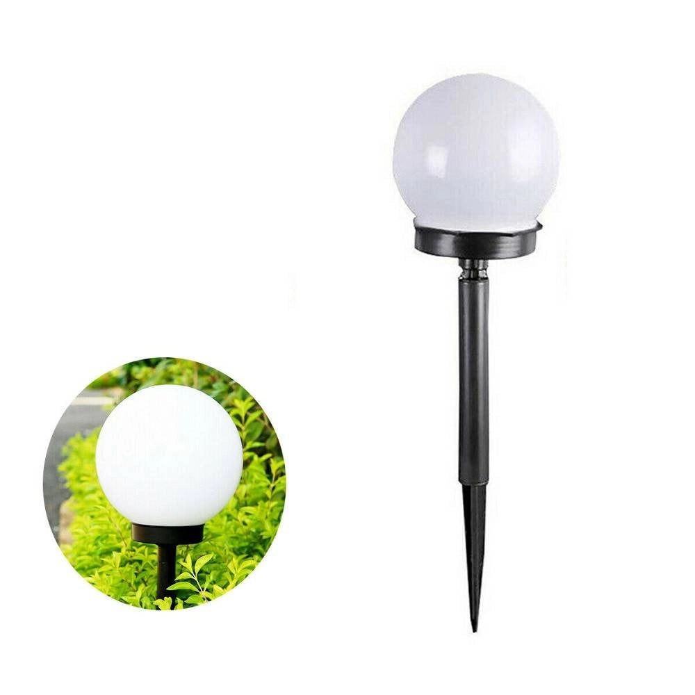 Trade Shop - 6 Lampione Solare 1 Led Giardino 10 Cm Picchetto Lampade Globo Esterni Te-b0164 -