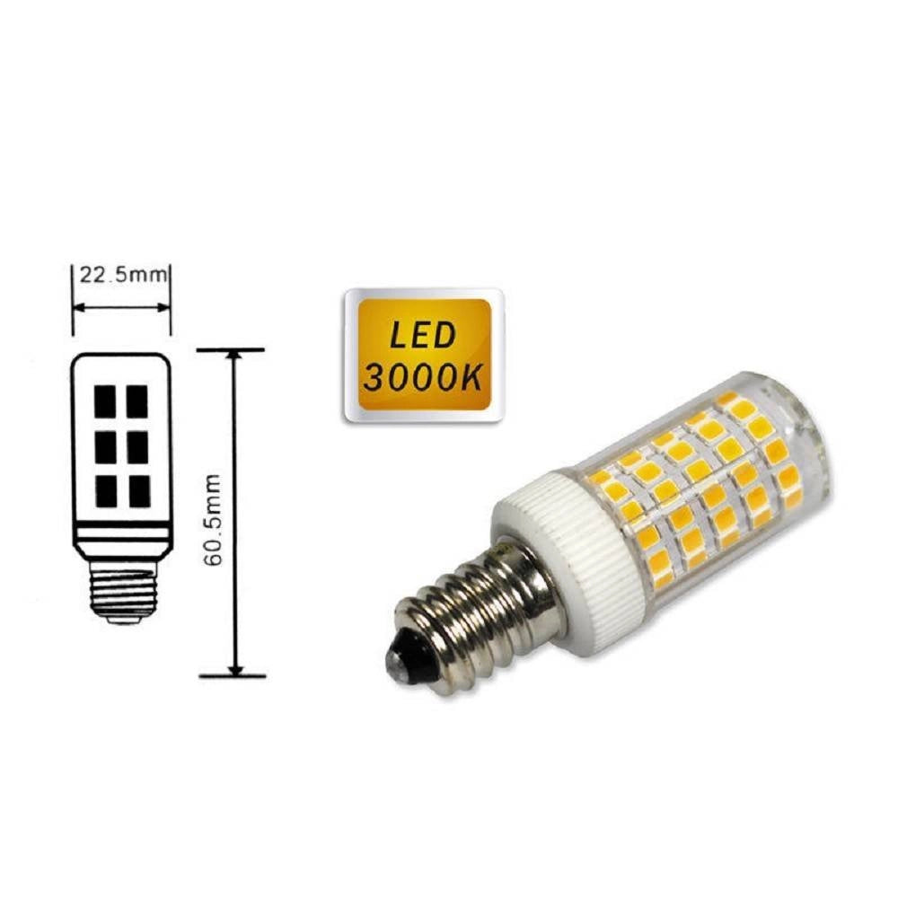Trade Shop - Lampadina 86 Led E14 7watt Piccola Luce 6500k 3000k 4000k Frigo E Cappa -