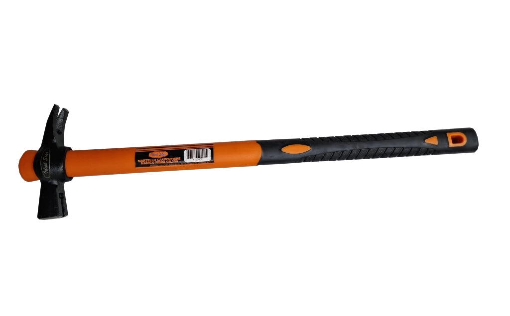 MARTELLO CARPENTIERE MANICO FIBRA IDEAL STAR 300 gr - IDEAL STAR