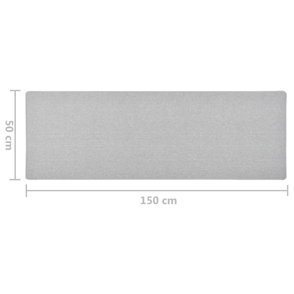 Tappeto del soggiorno | Tappeto Corsia Grigio Chiaro 50x150 cm