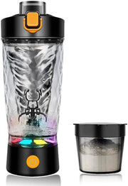 Shaker di Proteine con Miscelatore Elettrico, 650 ml, Ricarica USB-C