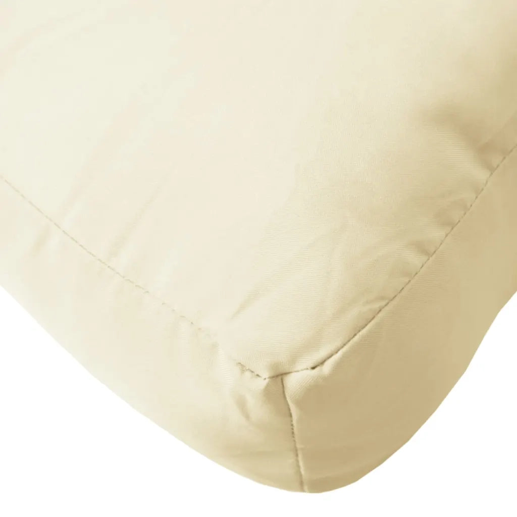Cuscino per Pallet Crema 70x70x12 cm in Tessuto 360471