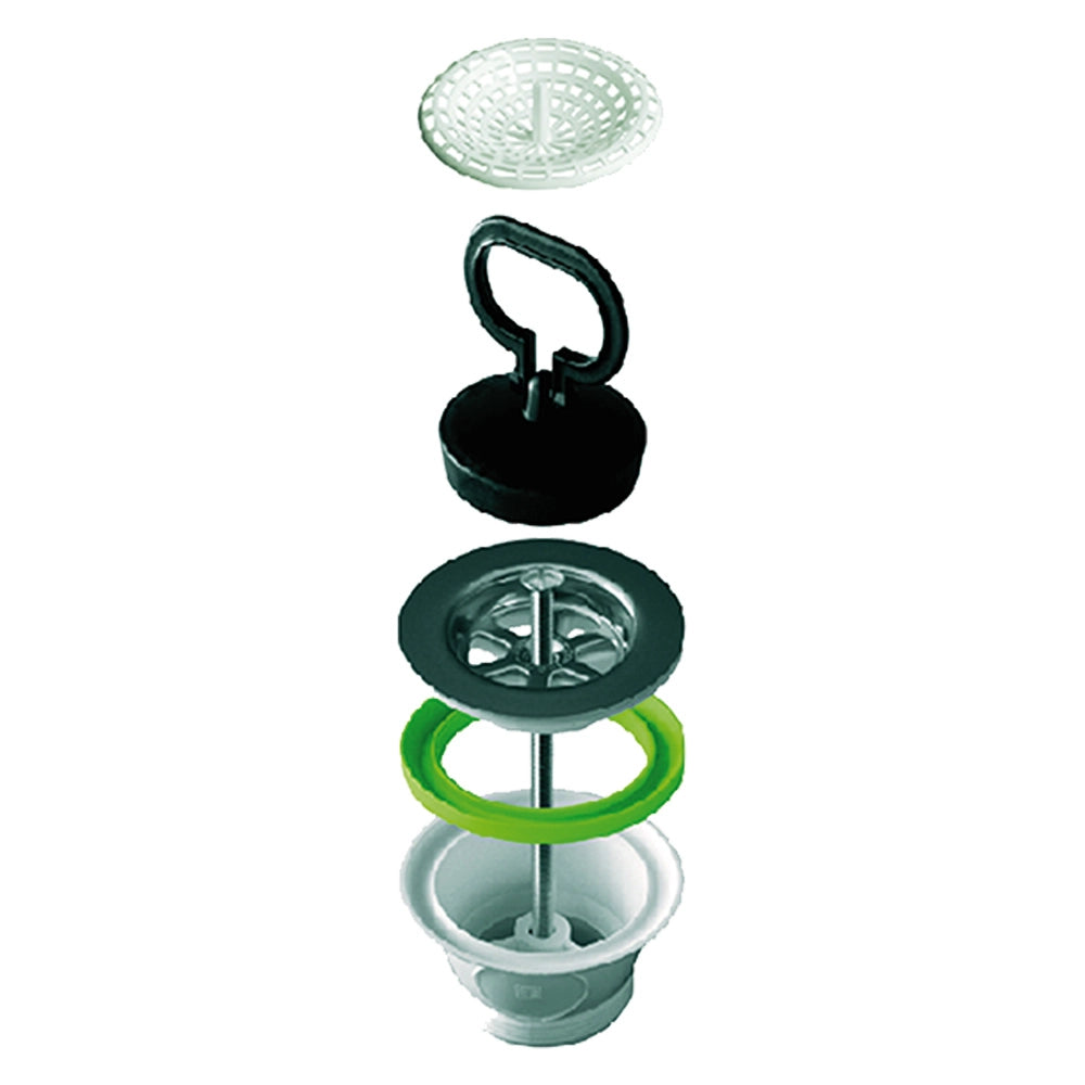 1pz piletta per lavello 11/2 codice 204480 cod:ferx.204480nlm
