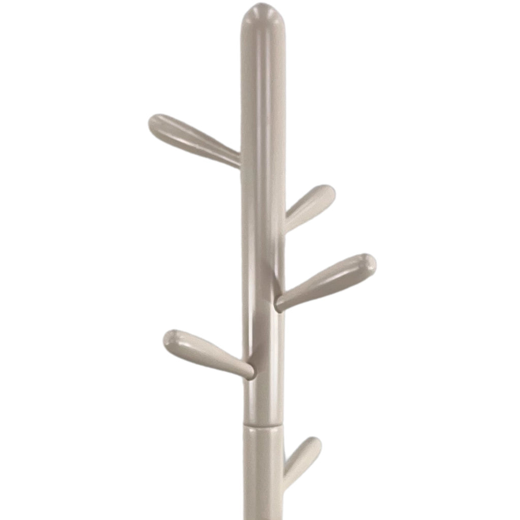 APPENDIABITI DA TERRA COLONNA DESIGN CON GANCI PER INGRESSO CAMERA UFFICIO Bianco/CACTUS