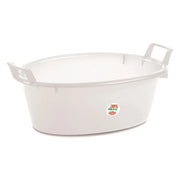 1pz bacinella ovale ã˜ 55 cm - 23 lt neutro cod:ferx.8410145nlm