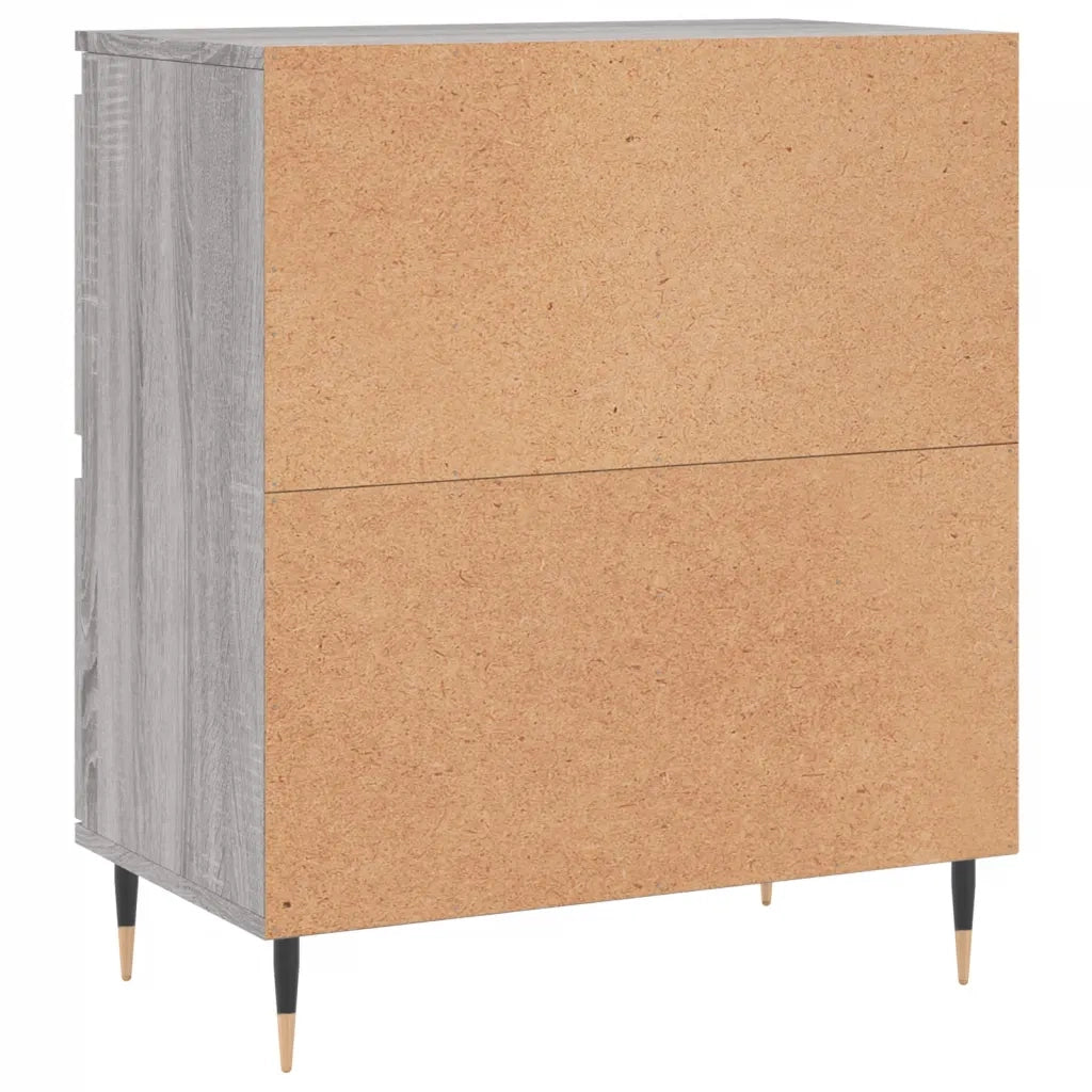 Credenze 2 pz Grigio Sonoma in Legno Multistrato 3190171