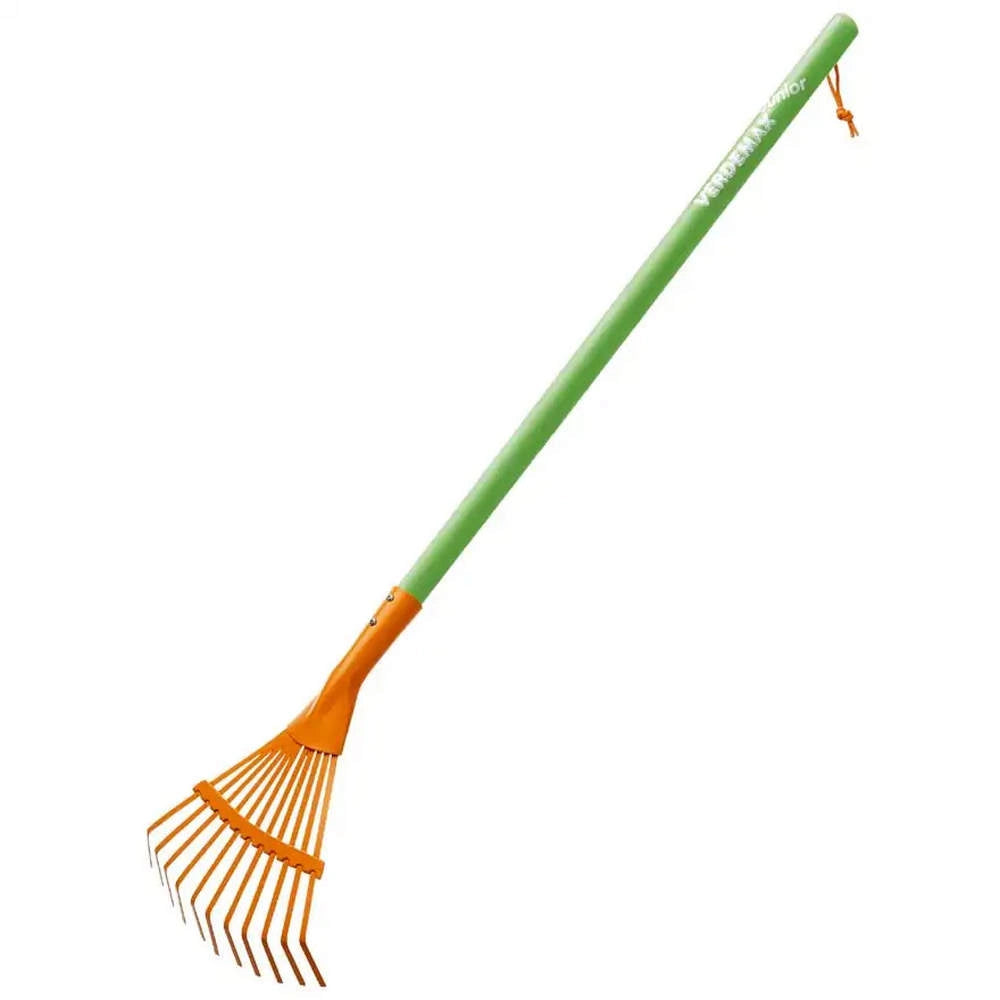 Mini Scopa per Foglie da Giardino con Manico Lungo Verdemax