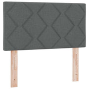 Testiera | Testata Grigio scuro 80 cm Tessuto