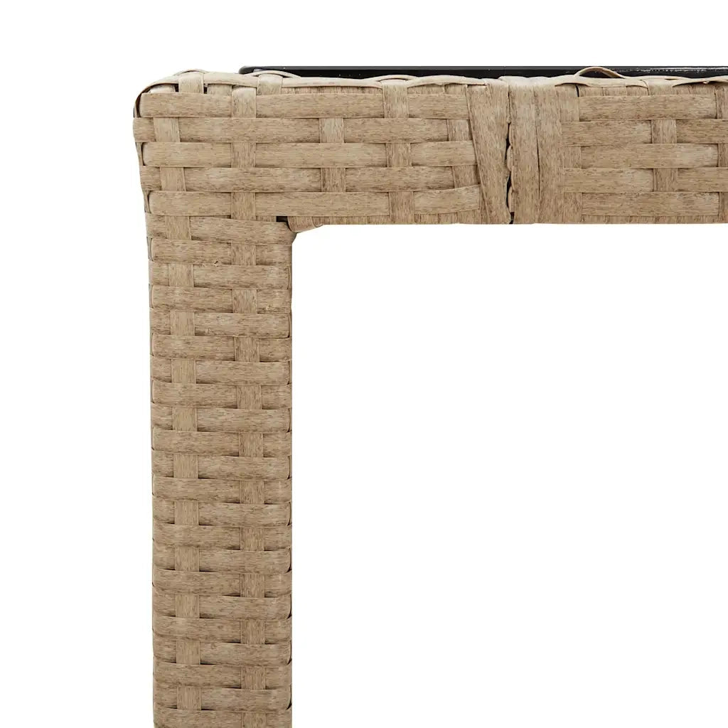 Set Bistrò da Giardino 5 pz con Cuscini in Polyrattan Marrone 3277210
