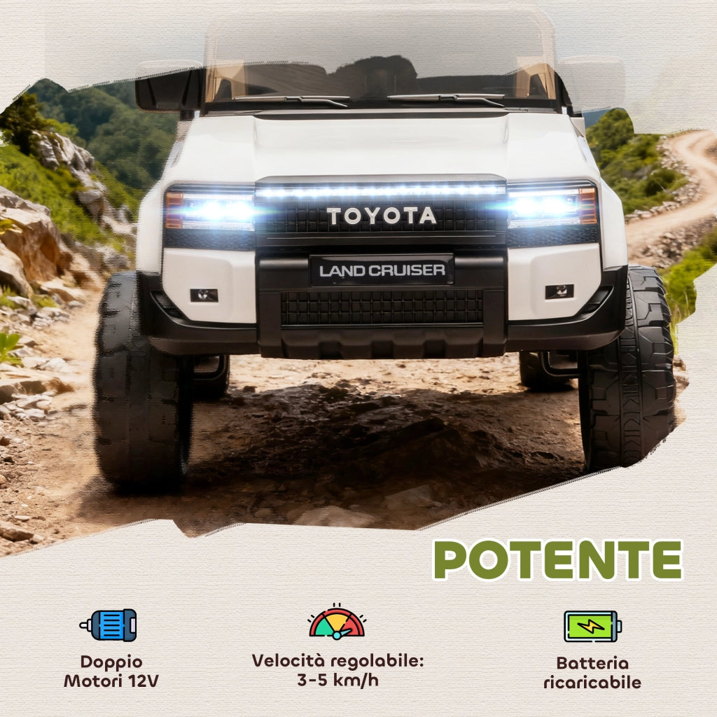 Auto Elettrica Bambini con Telecomando ¨C Minimal ¨C Bianco