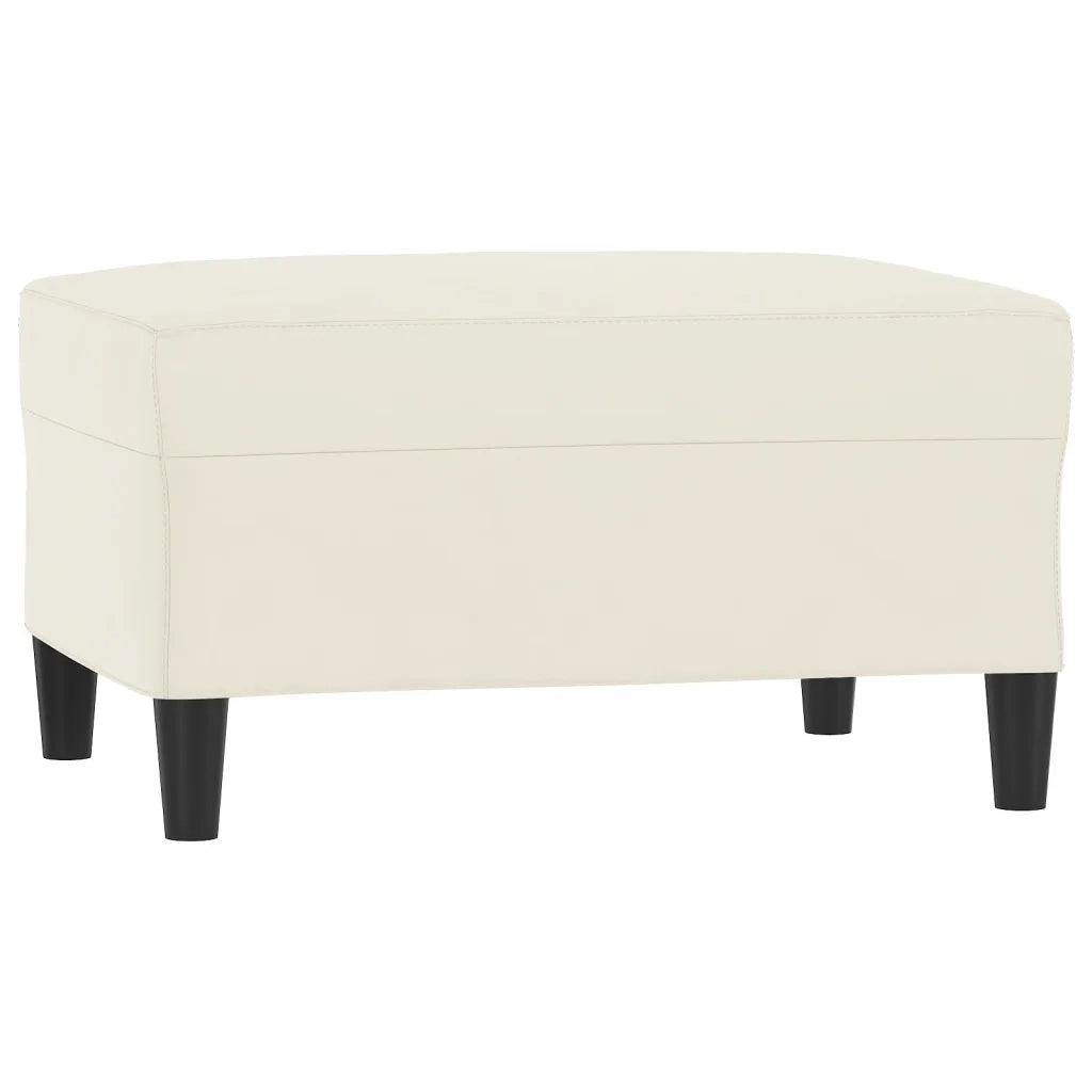 Set di Divani 4 pz Crema in Velluto 3201952
