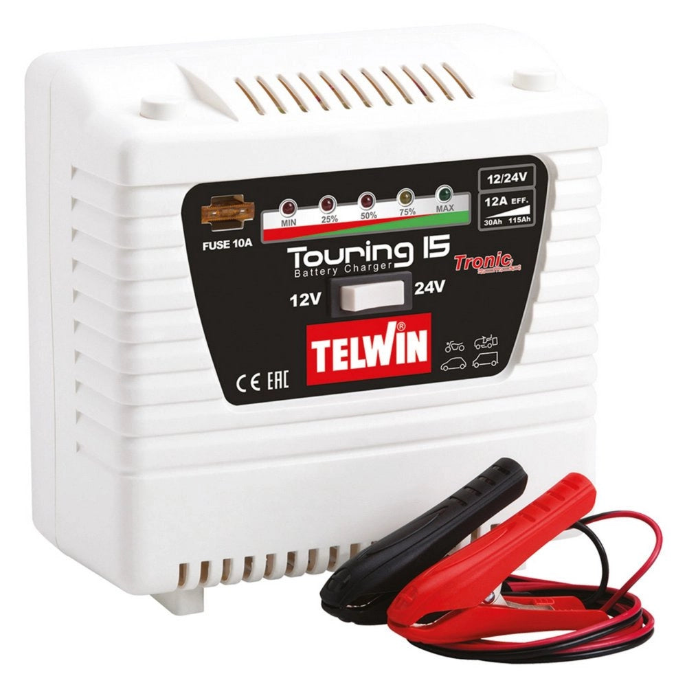 1pz caricabatteria 'touring 15' 12/24 v - 230 v - 1 ph  50/60hz cod:ferx.511102nlm