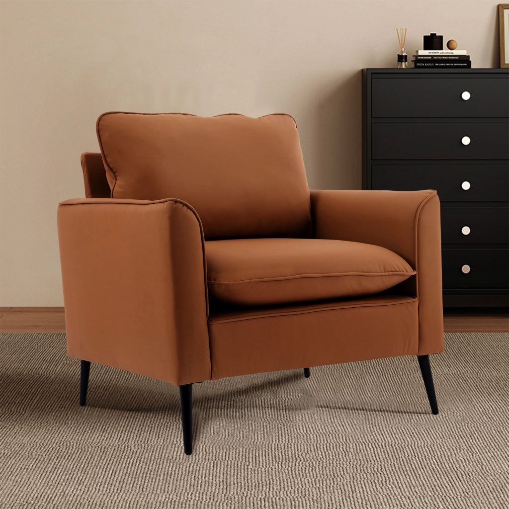Poltrona Lounge ¨C MINIMAL ¨C Similpelle, Nordico Retr¨°, 1 Posto