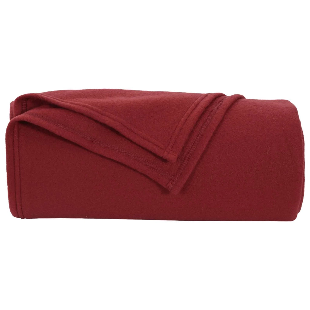Coperta Rosso Bordeaux 200 x 150 cm Panno 42017030