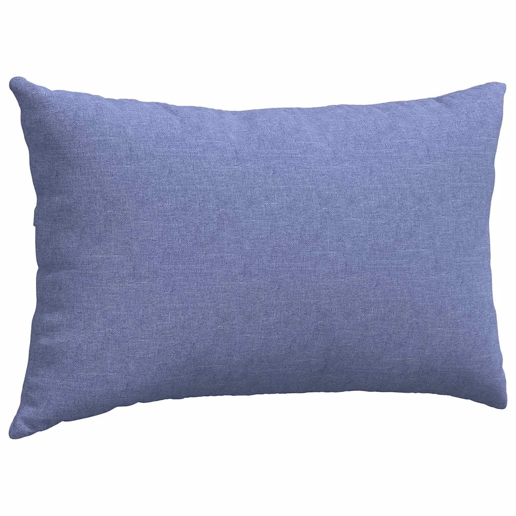 Cuscini da Divano 2 pcs Blu jeans 50 x 30 cm Tessuto 42013624