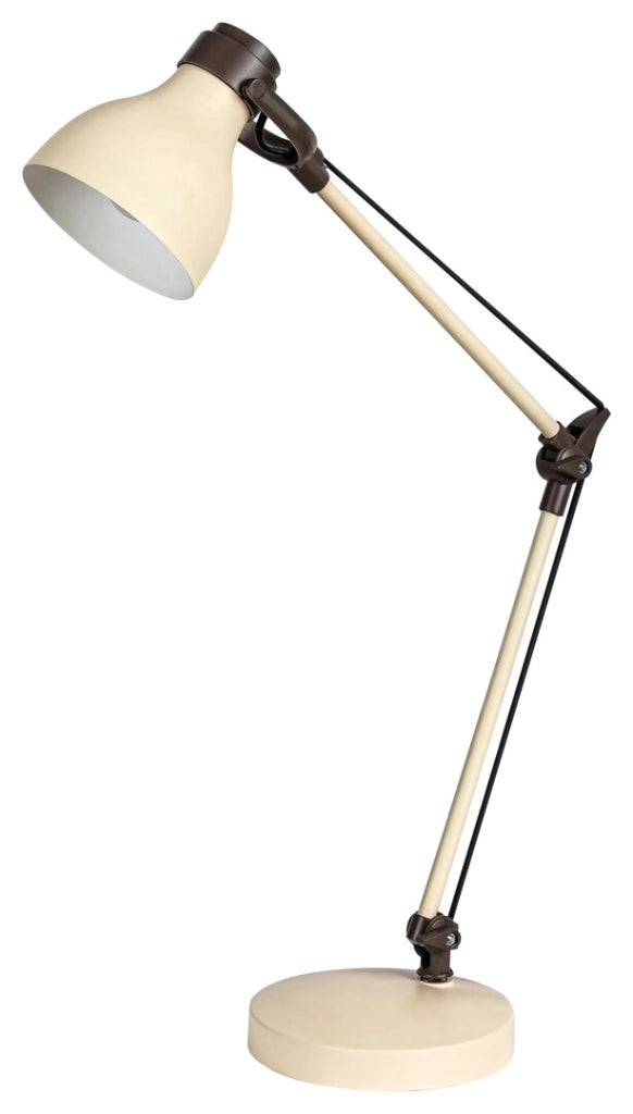 Lampada da tavolo Carter beige metallo E14 11W Rabalux