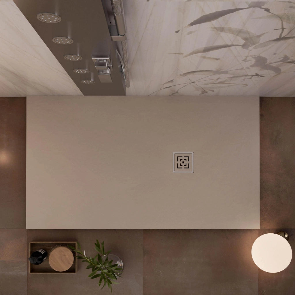 Piatto Doccia in Pietra 90x170 cm Bonussi Canton Moka