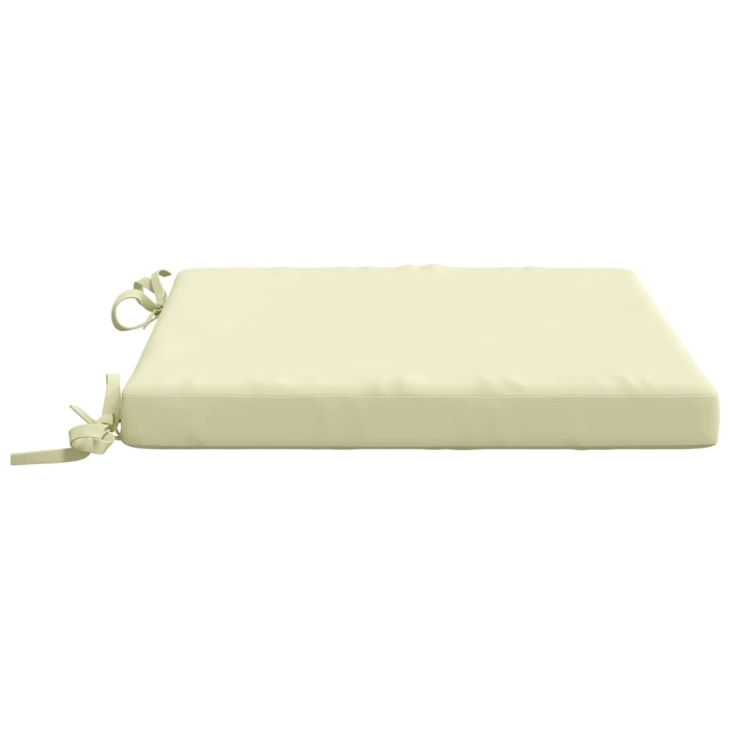 Cuscini per Sedia in 4 Pezzi SOEST 4 pz 100% Poliestere Crema 944457