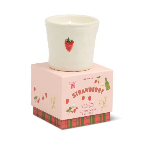 Candela in ceramica Bistro da 226 g (8 oz) - Fragola