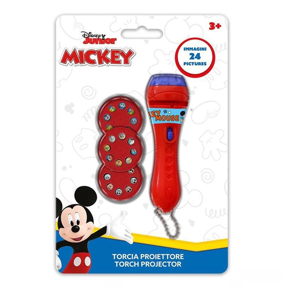 Trade Shop - Torcia Proiettore Topolino Disney 24 Immagini Da Proiettare Gioco Bambini -