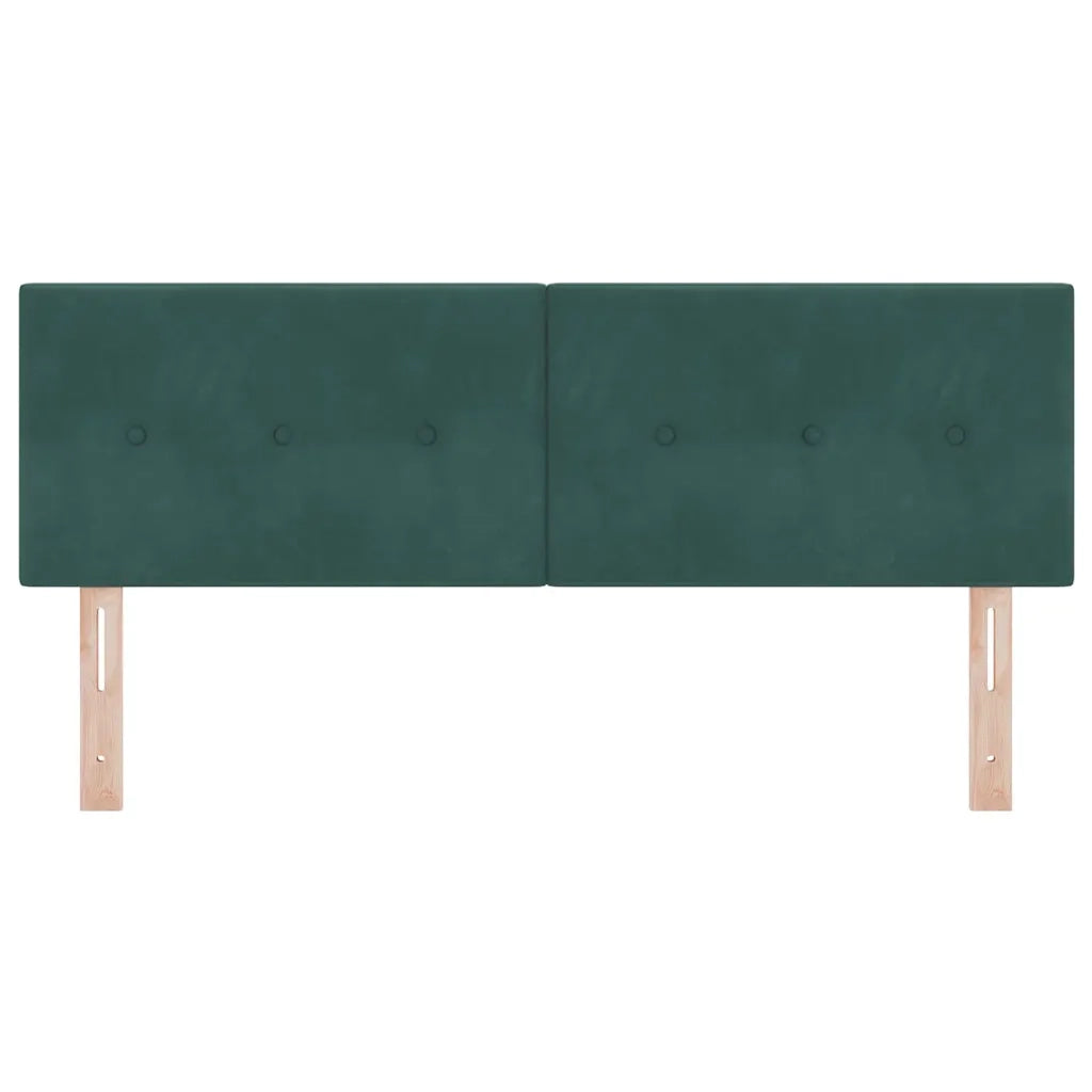 Testiera Verde Scuro 144 cm Velluto 42007160