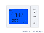 Conotermostato Termostato Con Display LCD Tasti Touch Rettangolare Standard 503 Programma Settimanale Per Caldaia A Gas Alimentato Con 2 Batterie AA