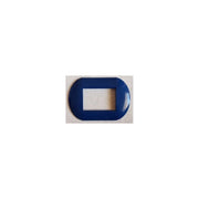 Trade Shop - Placca Placche Placchette Compatibili Living International Light Bombate Bticino - Blu Elettrico -4 Fori     -