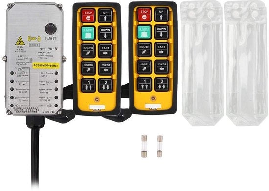 Pompa elettrica per CNC/Lift - Controllo idraulico - Doppio manubrio - Impermeabile - Resistente all'usura - Resistente all'acido e all'olio - Punto di ricezione RF 800 MHz