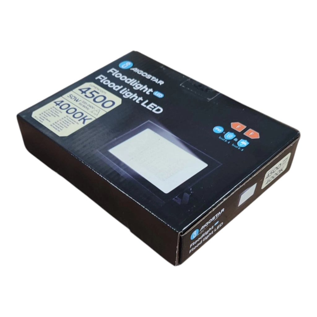 RIFLETTORE FARO LED 50W LUCE CALDA PER ESTERNO E INTERNO