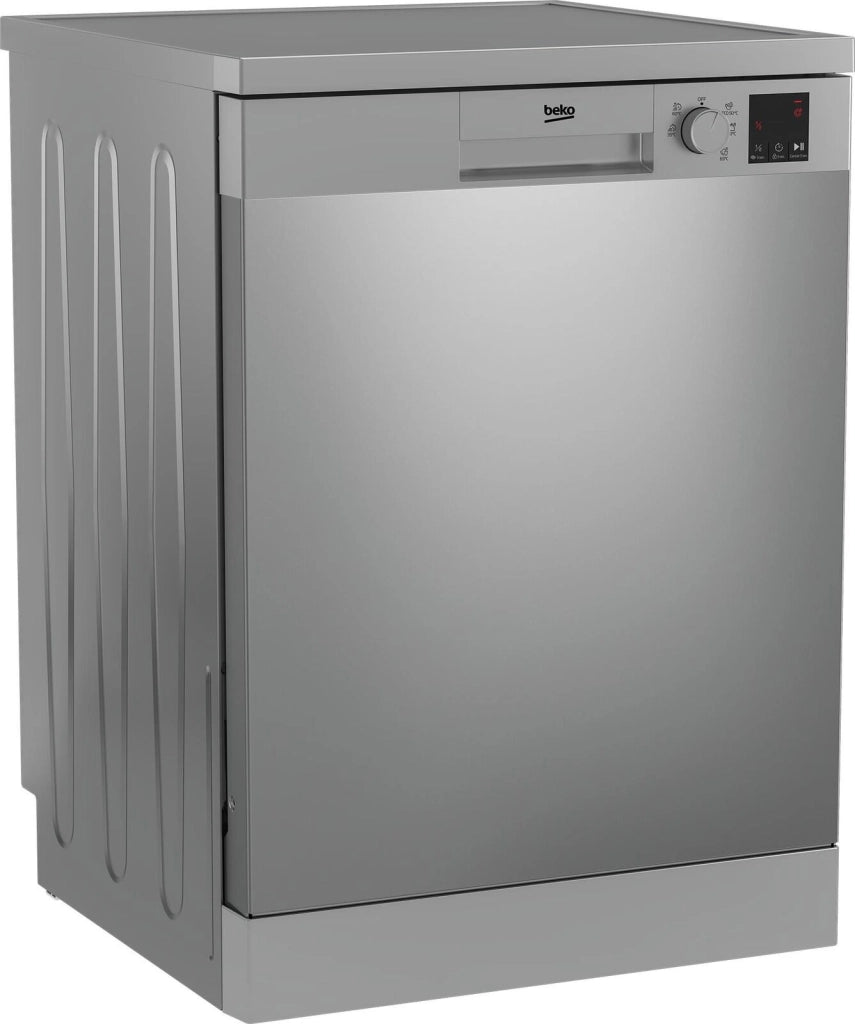 Beko DVN05320X Lavastoviglie Libera Installazione 13 coperti Classe E 49 dB 5 programmi Mezzo Carico Partenza Ritardata (85x60x60 cm) colore Inox