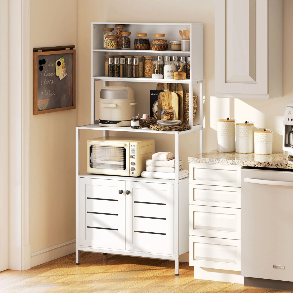 Mobile per microonde ¨C zephmum ¨C bianco 80x42x171cm