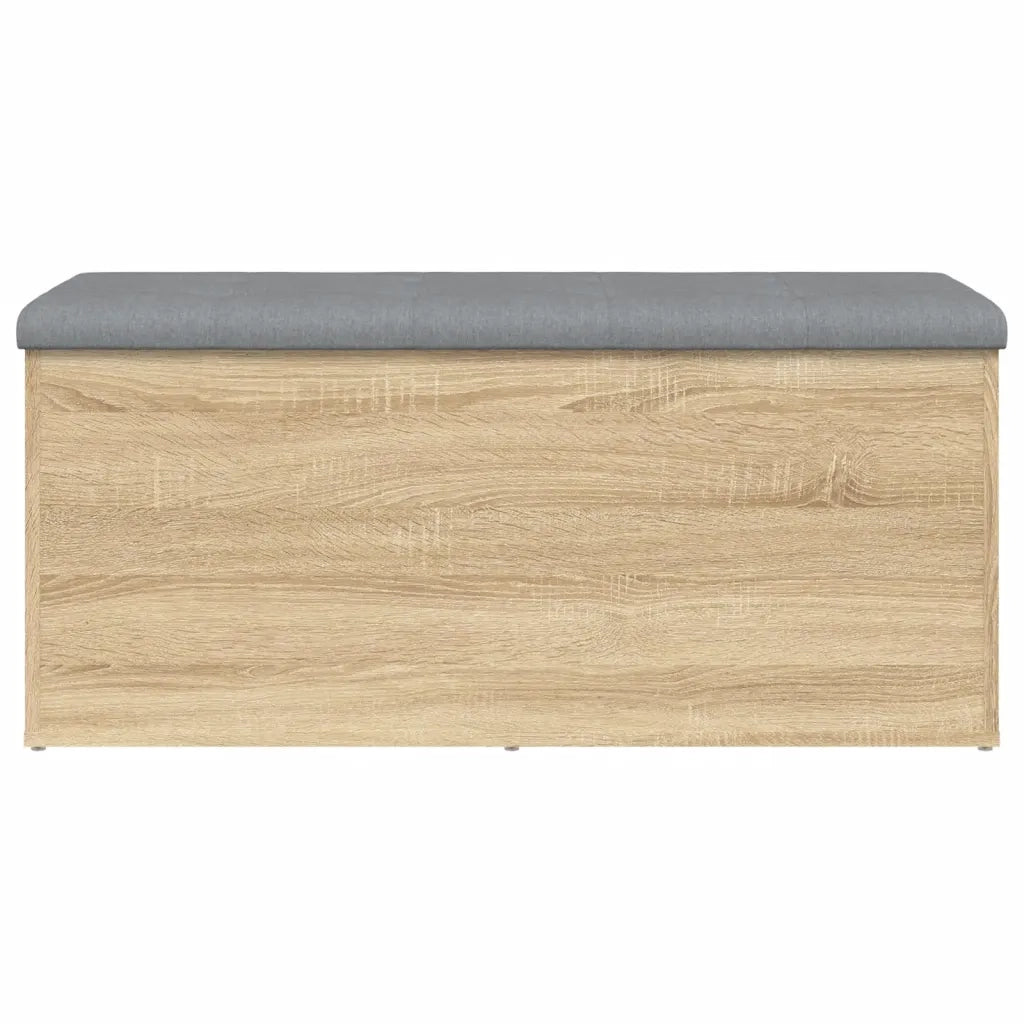 Panca contenitore in rovere Sonoma 102x42x45 cm 835056