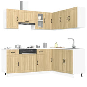 Set Mobili da Cucina 11 pz Lucca Rovere Sonoma in Truciolato 3314954