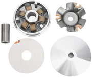 Kit di Variatori per Motocicletta e Scooter - Adatto per GY6-125/150/157CC - Incluso 3 Copriassiali/1 Coprimozzo/6 Assi - Realizzato in Metallo - Set di Transmissione