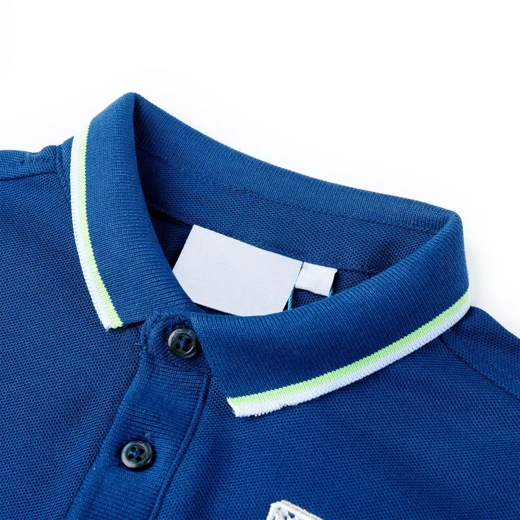 Polo da Bambino Blu Scuro 116 12436