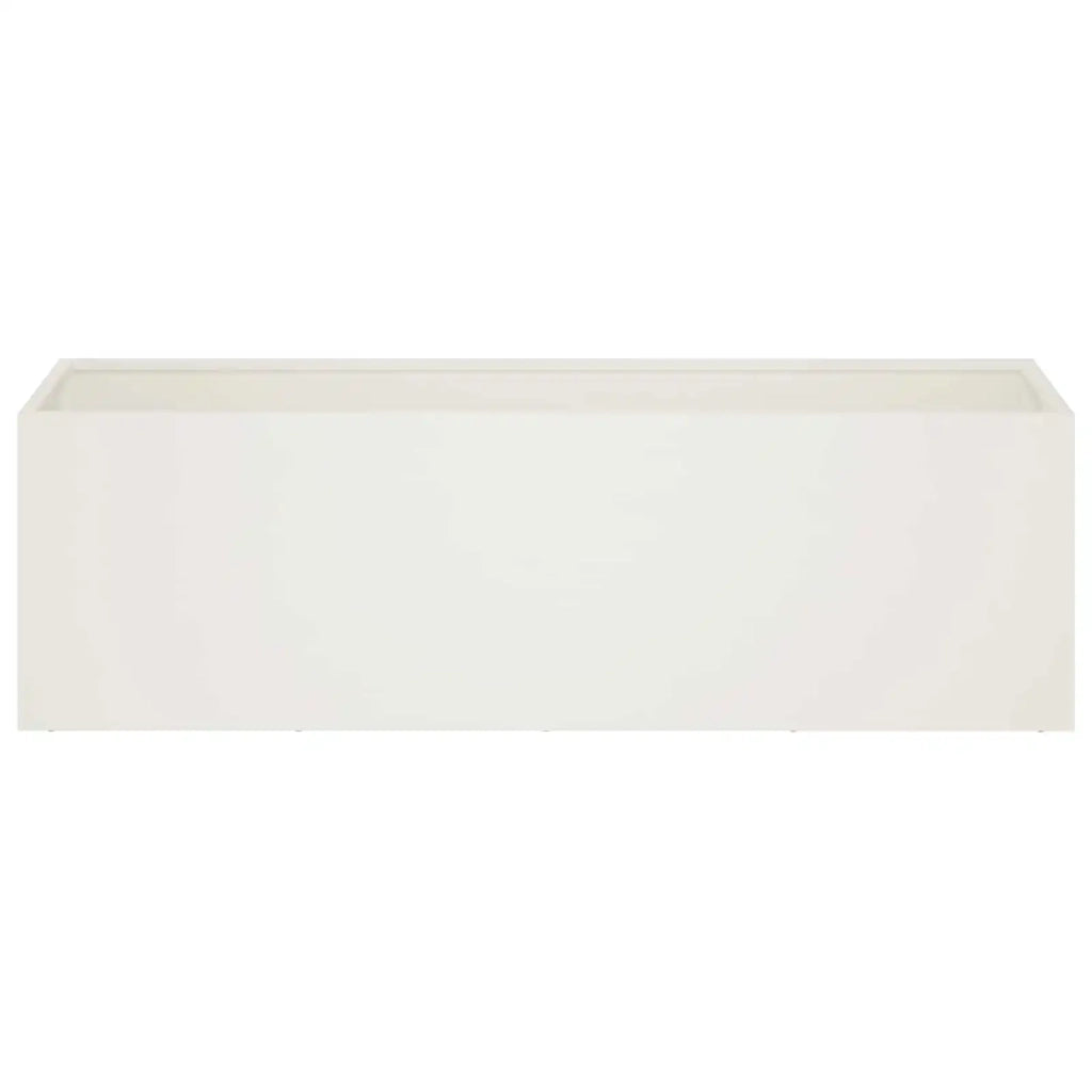 Vaso da giardino Bianco 100 x 30 x 30 cm 8005220