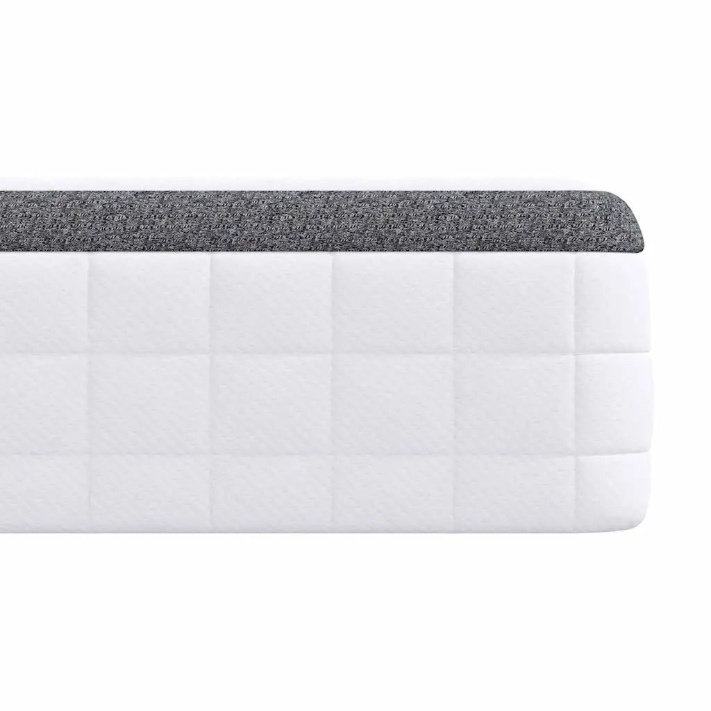 Materasso 2 pcs Bianco e Grigio 80 x 200 cm Molla Bonell 4106444