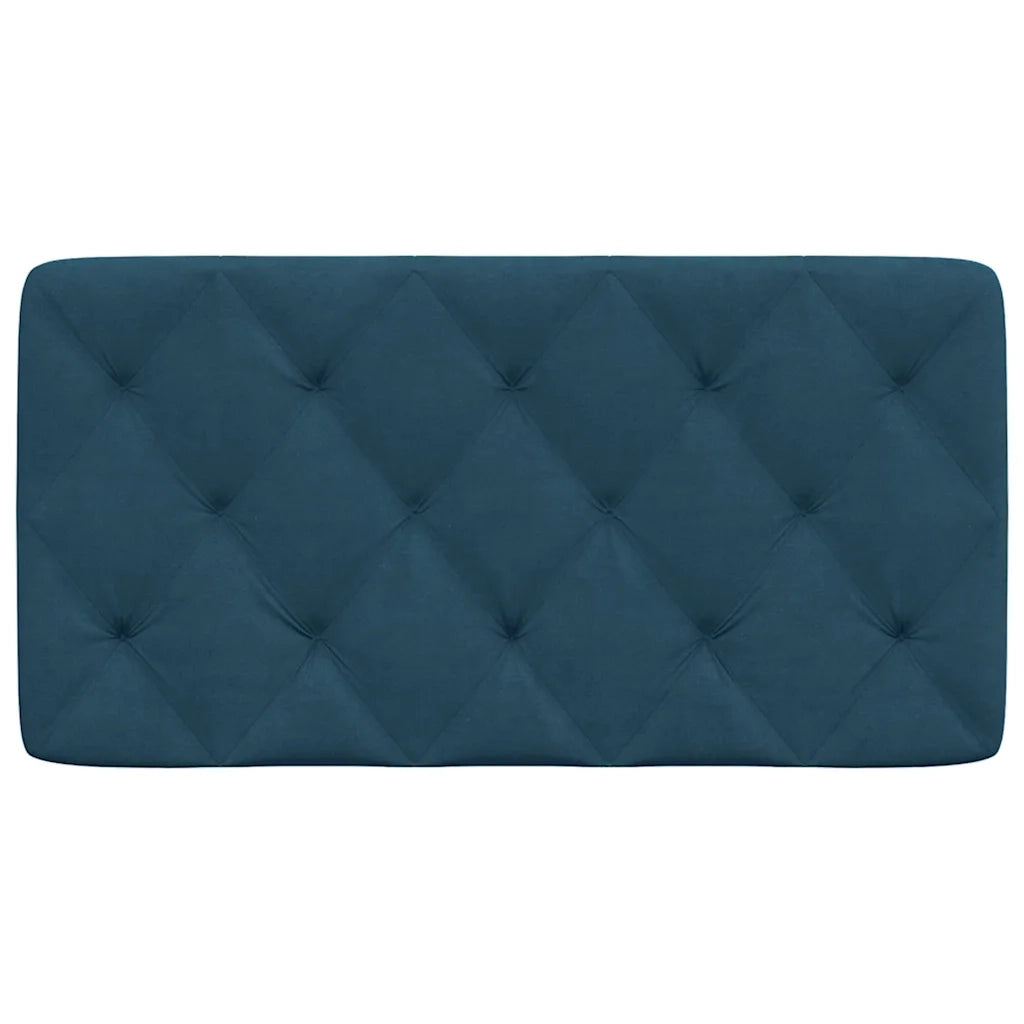 Cuscino Testiera Blu 100 cm in Velluto 374718