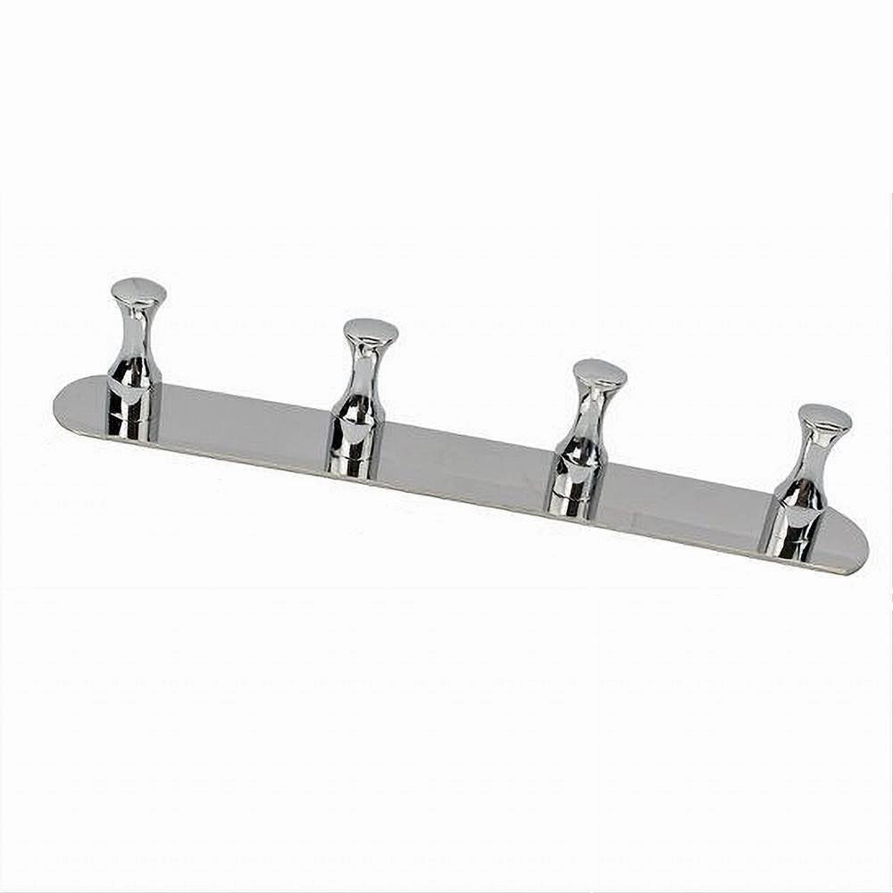 Trade Shop - Appendiabiti Con 4 Ganci Per Accappatoio Bagno Casa A Parete Contemporaneo 59748 -