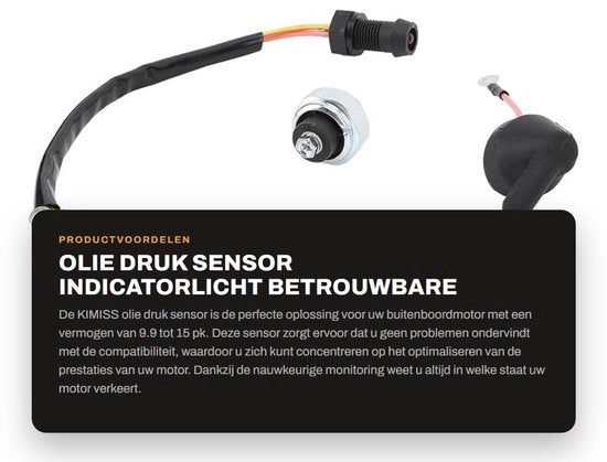 Sensore di Livello di Olio - Indicatore di Luce - Funzionamento affidabile - Adatto per Motore Esterno 9.9-15 CV - Migliorata sicurezza - Funzionalità semplice - Codice prodotto: ... - Modello: ... - Specifiche tecniche: ...