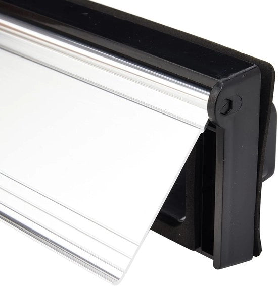 Fascetta per porta lettere 295mm x 75mm argento - dimensioni esterne (dimensioni interne 279mm x 45mm)